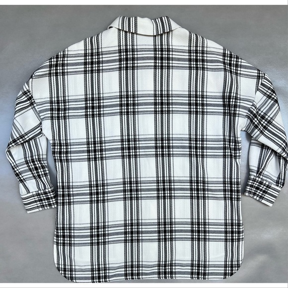 Zara Plaid Overshirt - Picture 5 of 7
